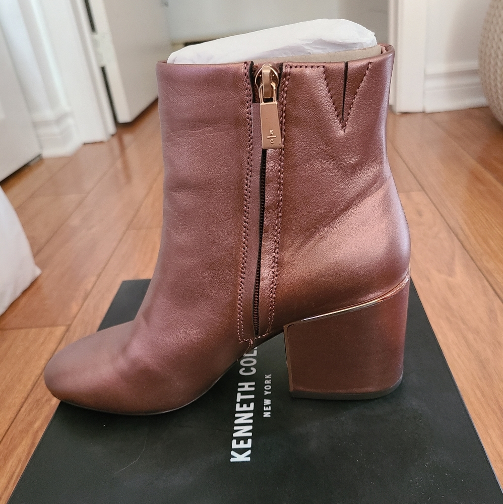 NEW Kenneth Cole Reeve 2 leather bootie - Picture 7 of 9